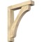 Ekena Millwork Legacy Block Rough Sawn Bracket w/ Offset Brace, Douglas Fir, 6"W x 32"D x 38"H BKT0604X32X38LEC05RDF - alternate 1